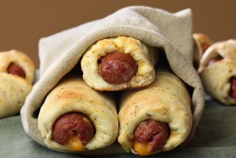How to Make Pigs in a Blanket--in Colors!