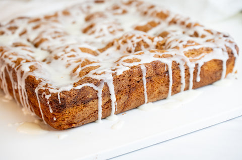 Frosted Cinnamon Bun Coffeecake