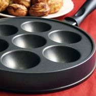 Danish Aebleskiver (Ebleskiver) Pancake Puff Pan Aluminum (6747378090065)