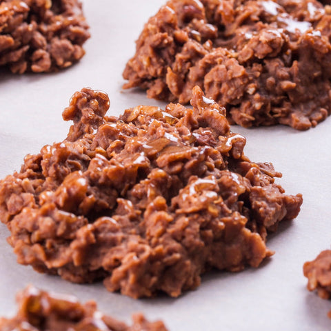 Chocolate Haystack No-Bake Cookies