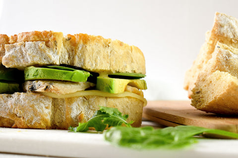 Avocado Swiss Turkey Sandwich