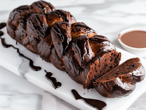 How to Make a Triple Chocolate Challah Bread on Steroids
