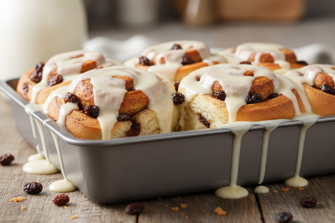 How to Make Cinnamon Raisin Rolls with a Bread Mix