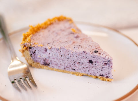 How to Make a Blueberry Chiffon Pie (without raw eggs)