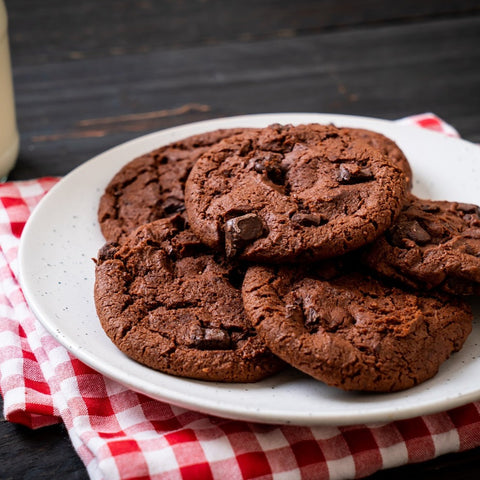 Dad's Double Chocolate Soft Pudding Cookies