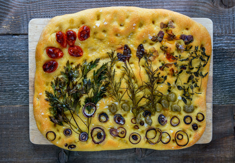 Italian Herb and Garlic Focaccia Bread Mix.