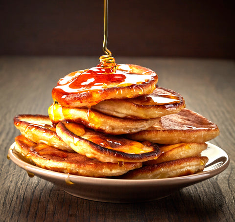 Pancakes with Overflowing Syrup