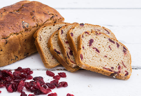 Free with a $10 purchase! New! Bread of the Week! Cranberry Orange English Muffin Bread Machine Mix. Limit 1