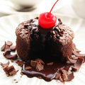 Lava Cake with Cherry on Top