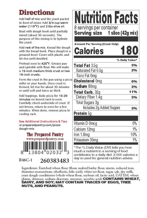 Save 25%! Classic Italian Pizza Dough Mix