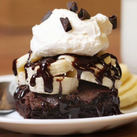 Banana Split Brownie