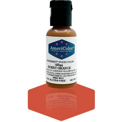 AmeriColor Soft Gel Paste Food Coloring Burnt Orange