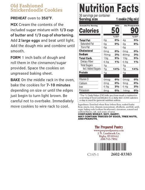 Old-Fashioned Snickerdoodle Cookies