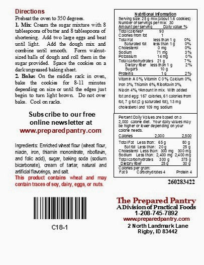 Pennsylvania Dutch Sugar Cookie Mix