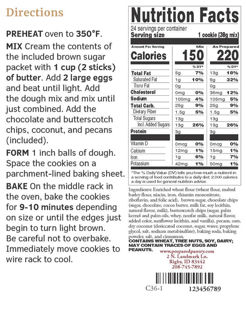 Save 25%! Cowboy Cookie Mix