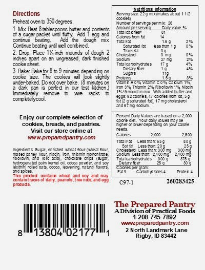 Price rollback! Double Chocolate Fudgy Cookie Mix