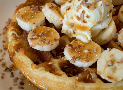 Unbelievably Good Cake Waffles (made with a Vanilla Bean Cake Mix) Limit 1