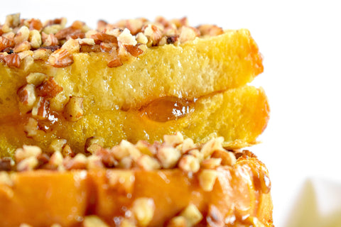 (How to make Cherry Pecan French Toast) with Buttermilk White Bread.