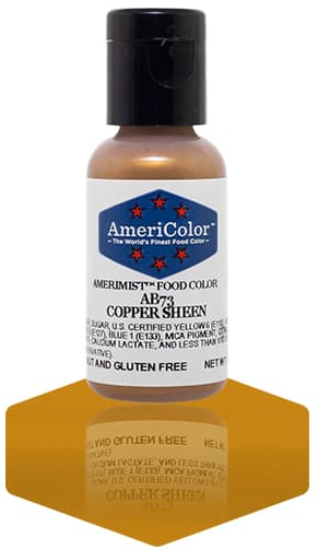 AmeriColor Soft Gel Paste Food Coloring Copper Sheen
