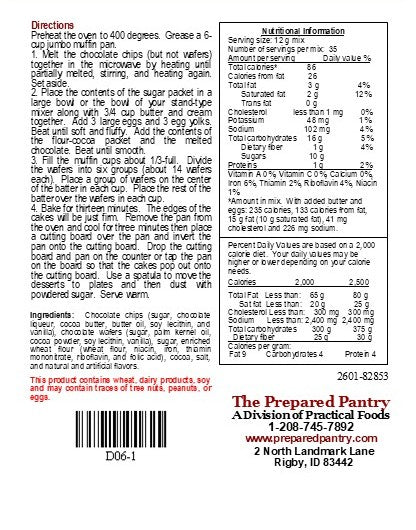 Molten Chocolate Lava Cake Mix