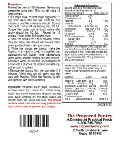 Sweet Cherry Almond Baked Donut Mix (Net wt: 1 lb 9.4 oz)