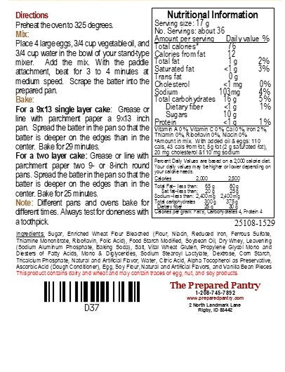 Vanilla Cream Cake Mix