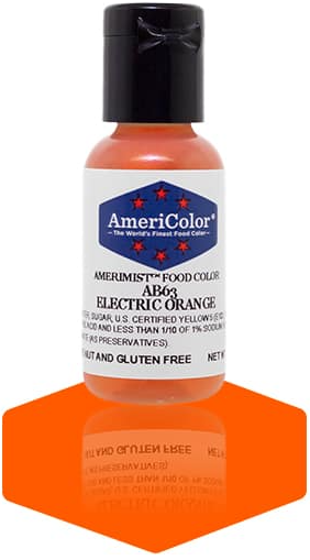 AmeriColor Soft Gel Paste Food Coloring Electric Orange