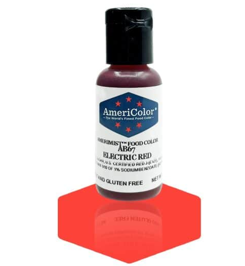 AmeriColor Soft Gel Paste Food Coloring Elecrtic Red