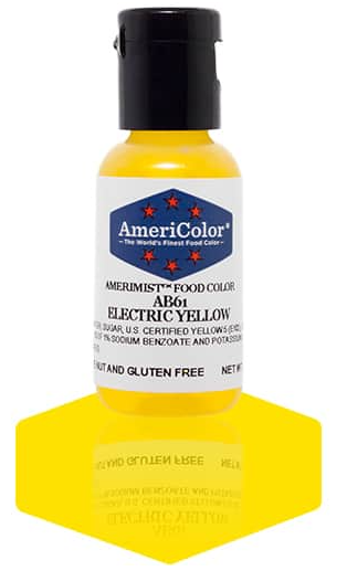 AmeriColor Soft Gel Paste Food Coloring Electric Yellow