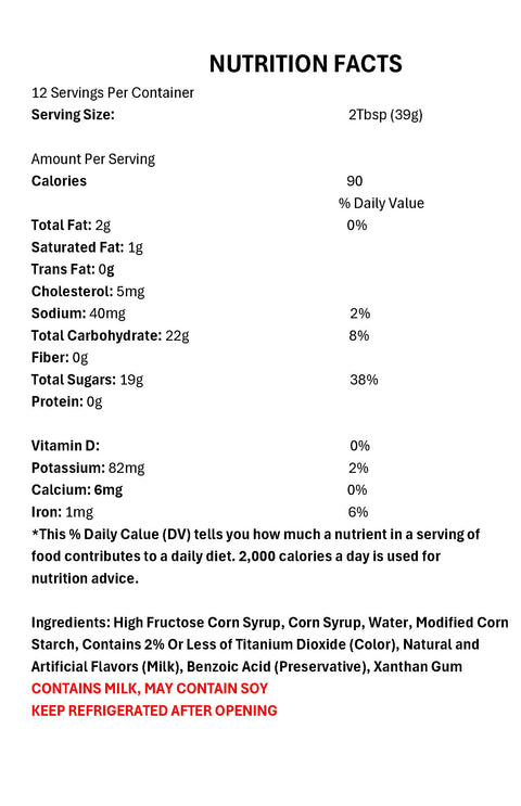 Chocolate Designer Ice Cream and Dessert Sauce