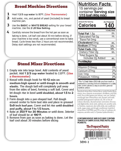 Only $3.99! New! German Bauernbrot Sourdough Bread Mix. Limit 1