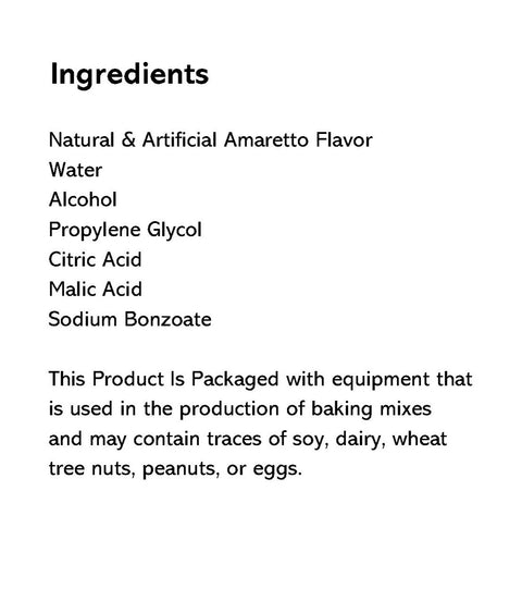 Marsden & Bathe Amaretto Flavor 2 oz