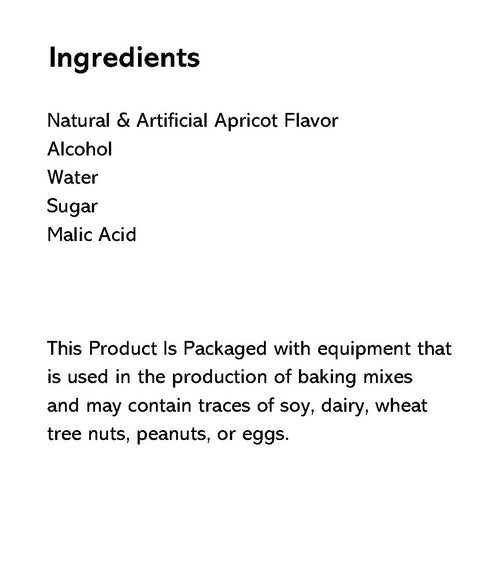 Marsden & Bathe Apricot Nectar Flavor 2 oz