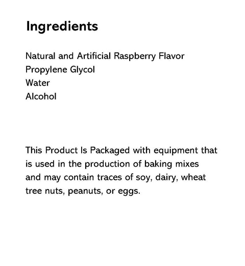 Marsden & Bathe Raspberry Flavor 2 oz