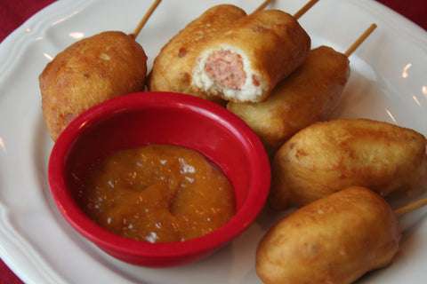 Save 20%! Texas Corn Cakes Mix (24 oz.) (with directions for corn fritters and corn dogs)