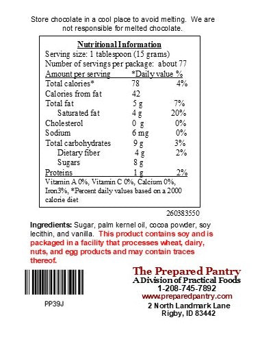 Imported Dark Chocolate Wafers, 30 oz