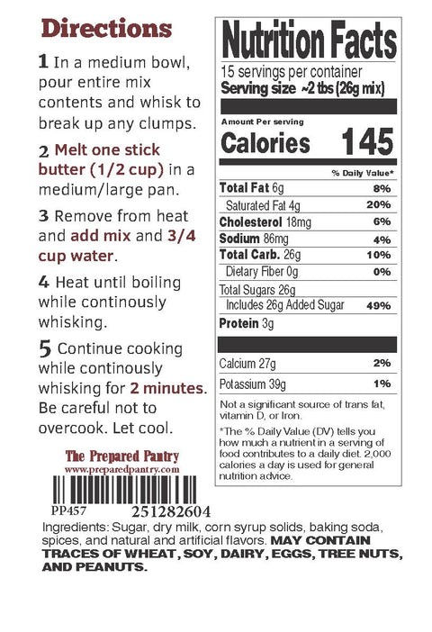 Marshmallow Pancake Syrup and Sauce Mix