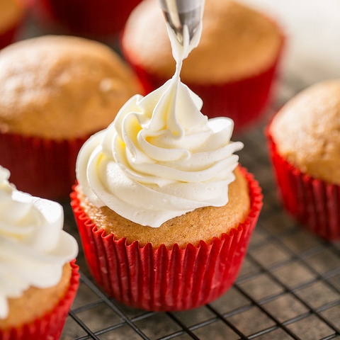 500 Professional Red Glassine Paper Baking Cup Liners