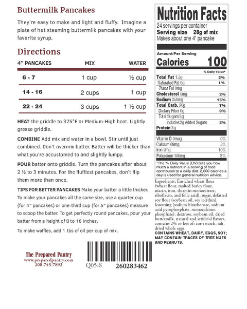 Buttermilk Pancake Mix (24 oz)