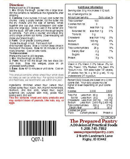 Irish Soda Quick Bread and Scone Mix (Makes 2 loaves)