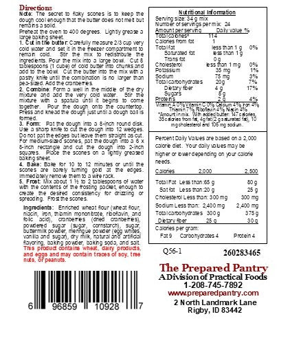 Frosted Cranberry Orange Scone Mix