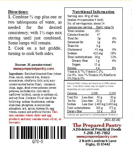 Cinnamon Maple Sweet Potato Pancake Mix (24 oz)