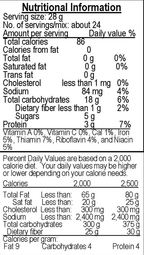 Sweet Hawaiian Pancake Mix 24 oz