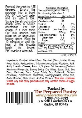 New England White Cheddar Biscuit Mix 12.4 oz