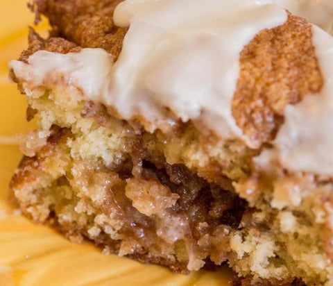 Save 15%! Frosted Cinnamon Bun Coffeecake