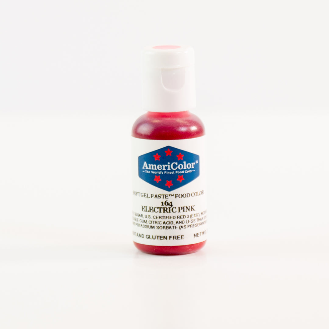 AmeriColor Soft Gel Paste Food Coloring Electric Pink – The Prepared Pantry