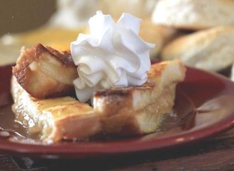 (How to make Apple Pie French Toast) with Buttermilk White Bread.