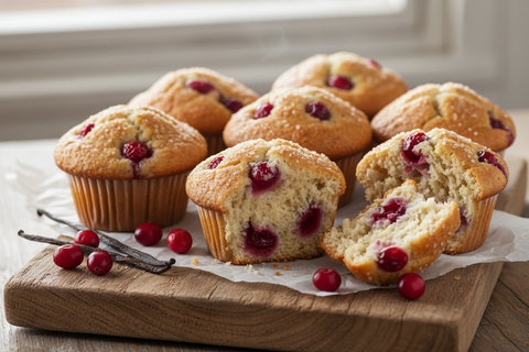 Cranberry Vanilla Just-Add-Water Muffin Mix