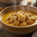 croutons with soup