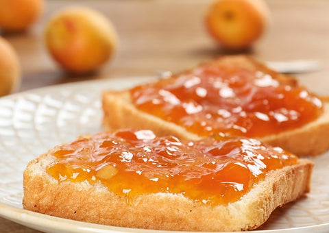 Pioneer Valley Gourmet Harvest Peach Cobbler Jam.